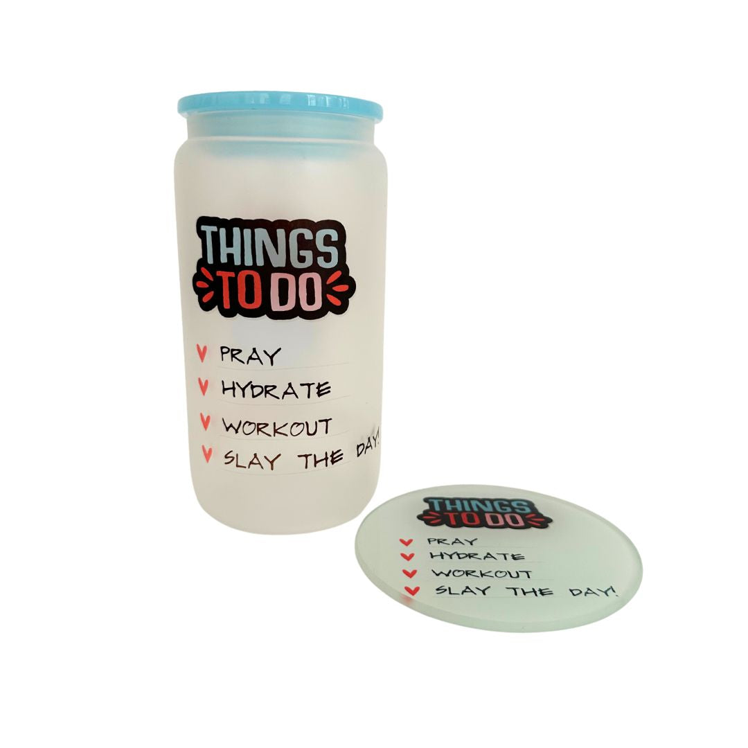 Don't chip the paint 16oz Glass cup