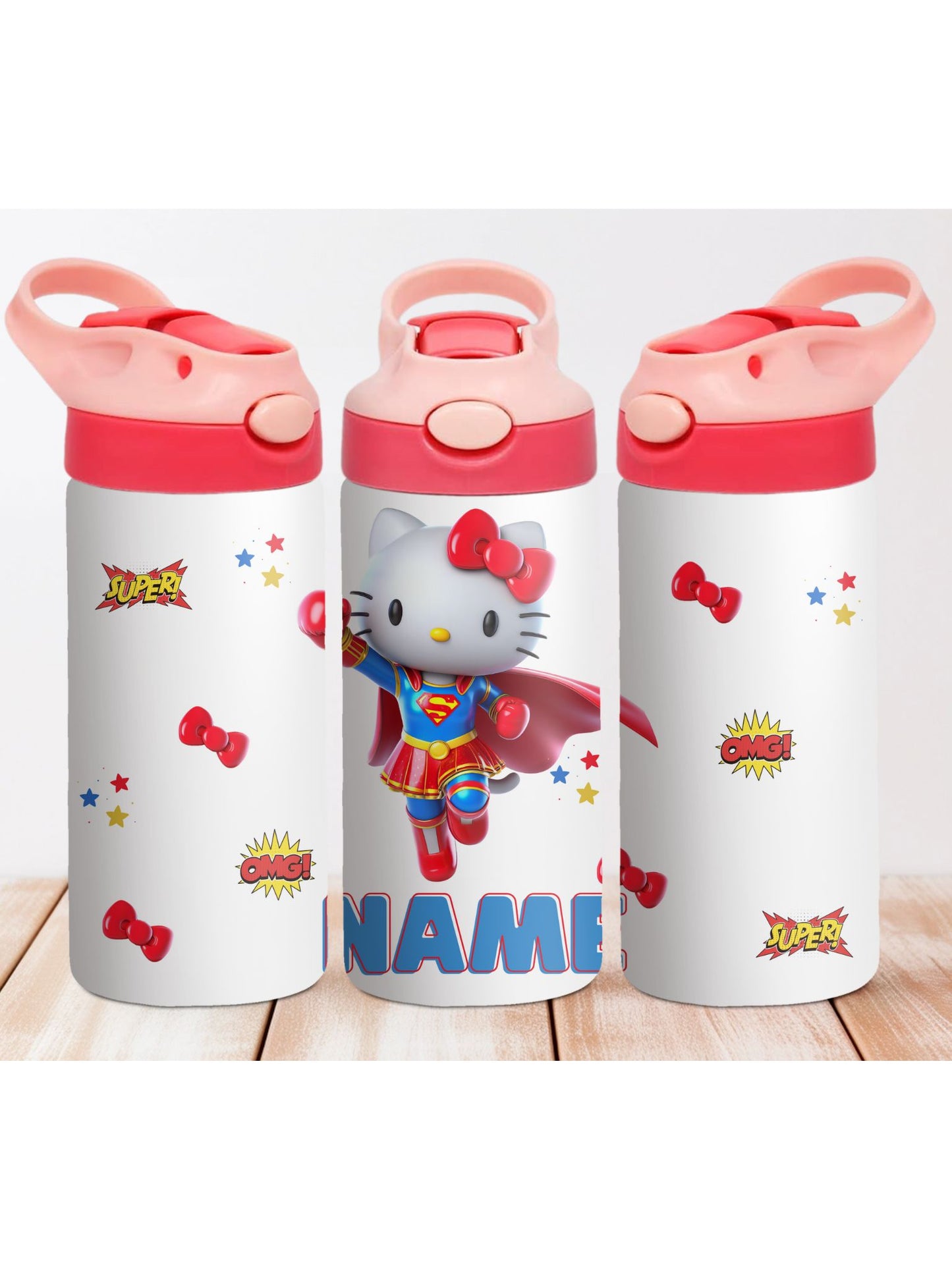 Hello Kitty Super Hero 12 oz Kids Tumbler