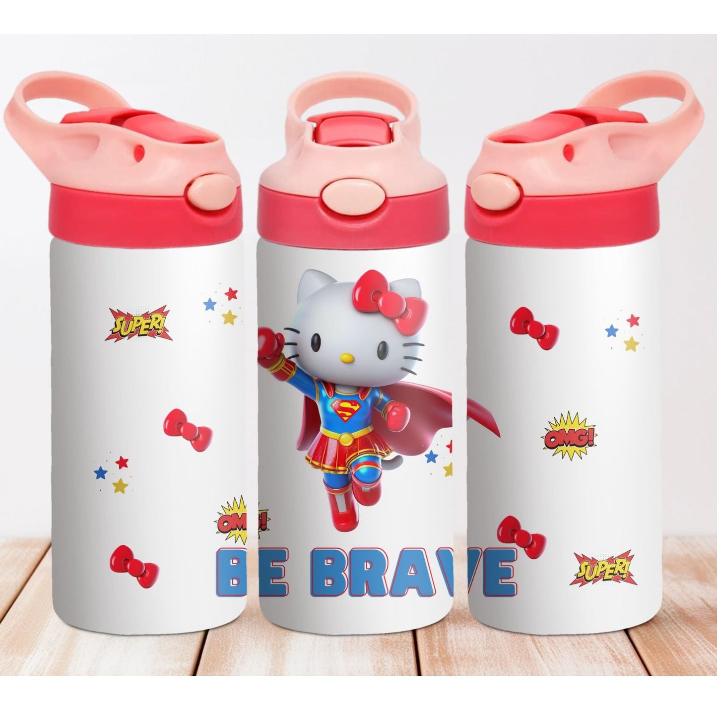 Hello Kitty Super Hero 12 oz Kids Tumbler