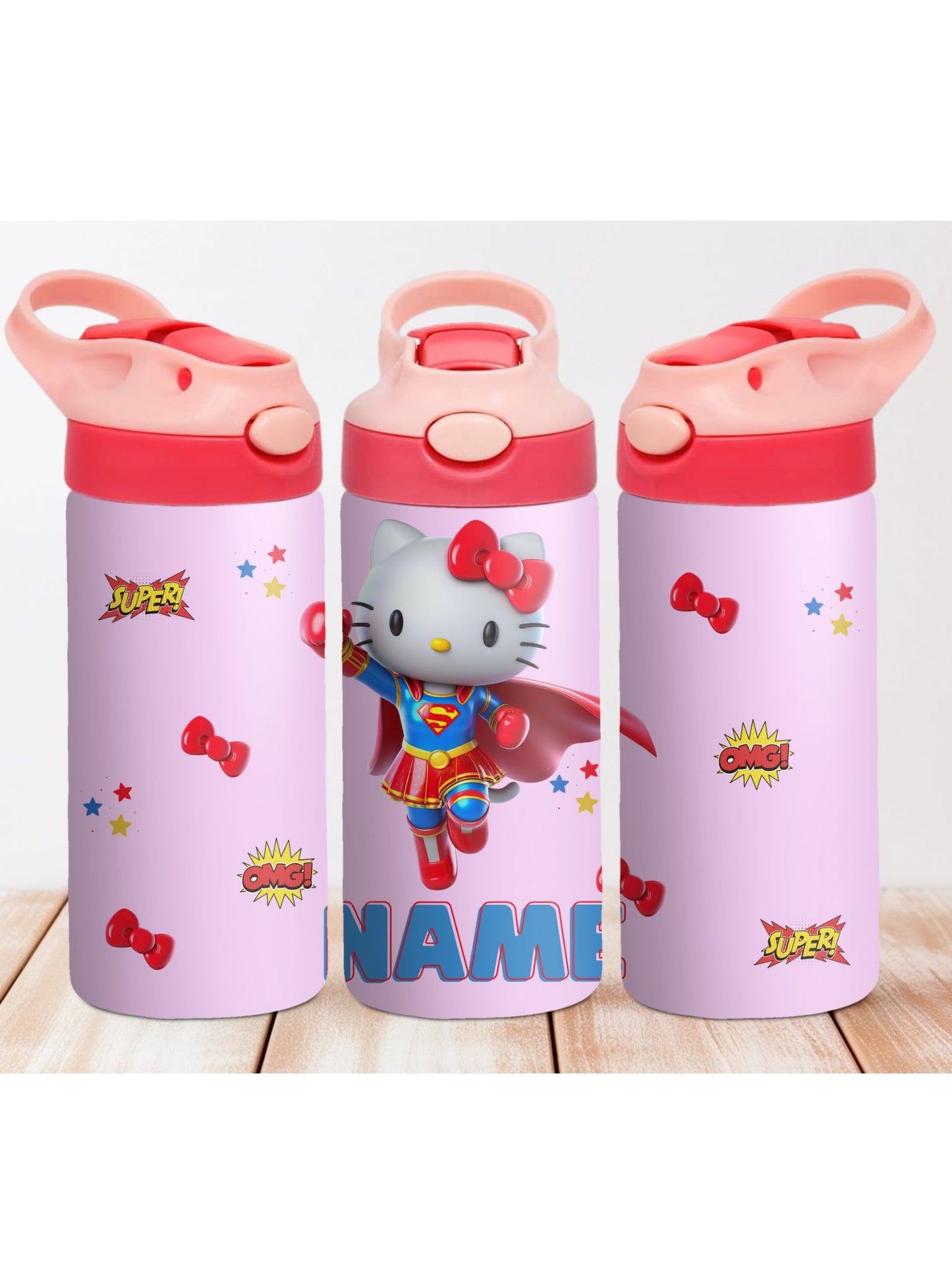 Hello Kitty Super Hero 12 oz Kids Tumbler