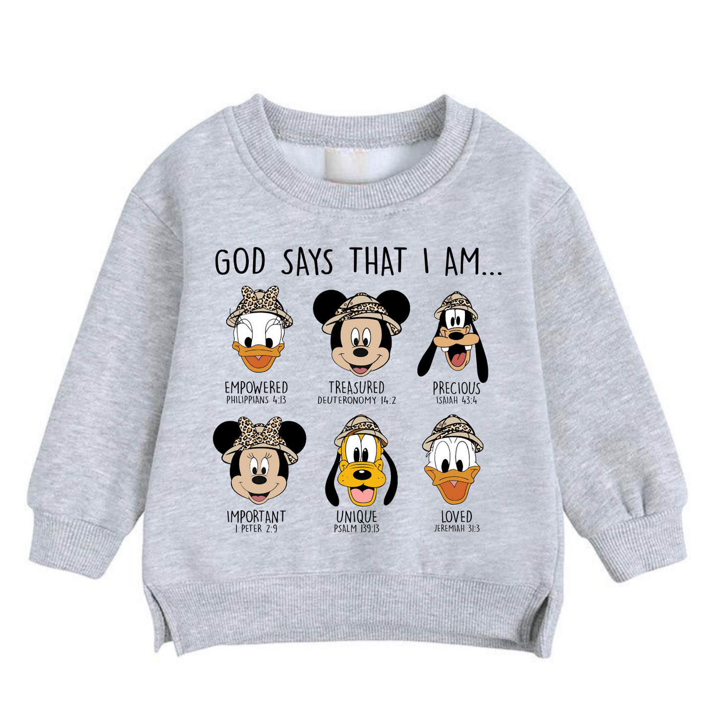 Magical Pals: God Says I Am Toddler sweatshirt