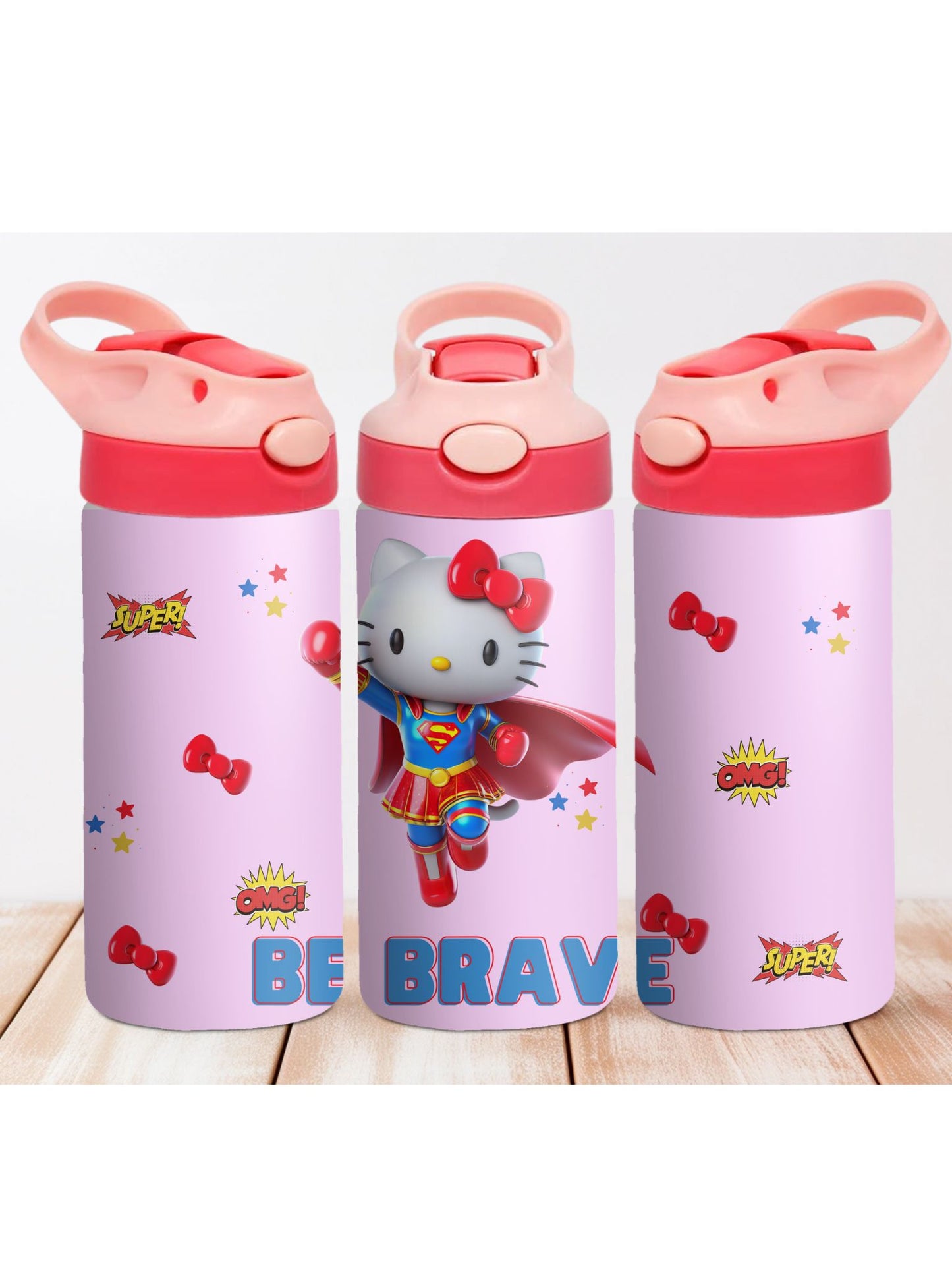 Hello Kitty Super Hero 12 oz Kids Tumbler