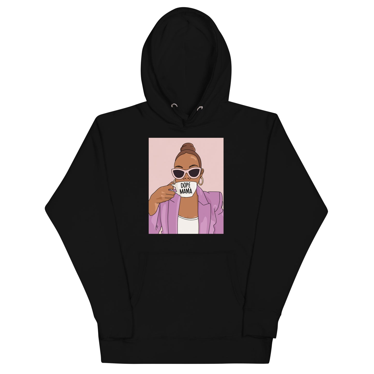 Dope Mom Hoodie- Pink