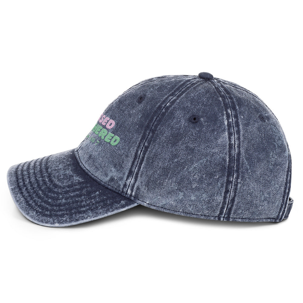 Blessed Unbothered Vintage Cap