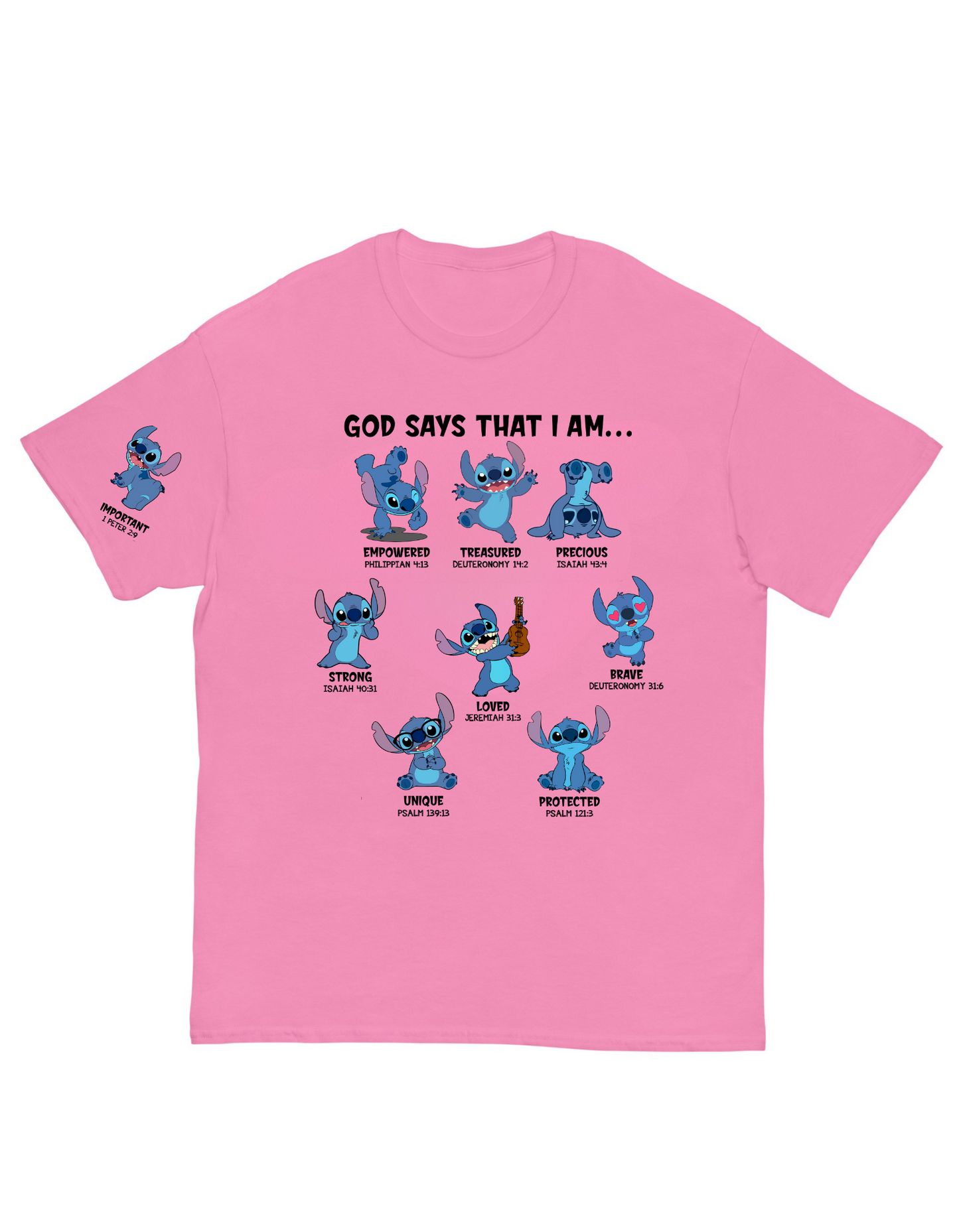 God Says I Am | Lilo & Stitch Kids Tee