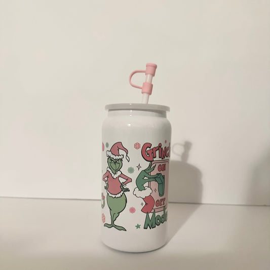 Grinch ModeTumbler 16 oz can