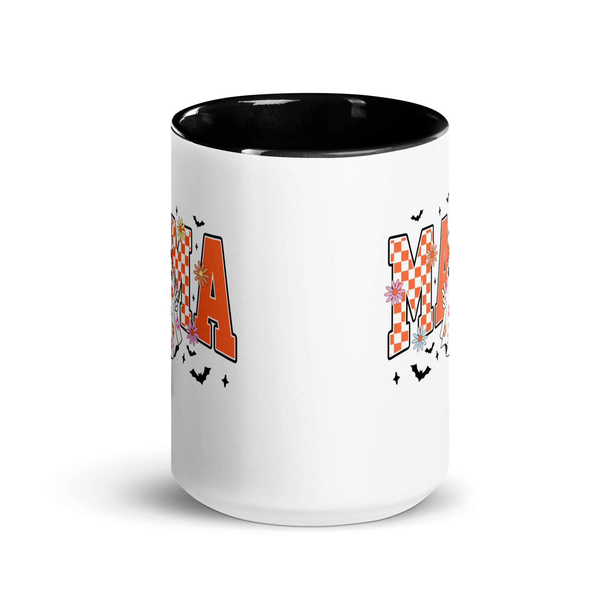 Groovy Momma Ghost mug with retro ghost design for moms