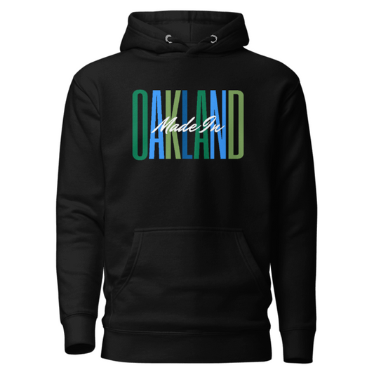 Made In Oakland Embroider Adult Unisex Hoodie