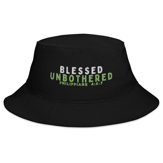 Blessed Unbothered Bucket Hat