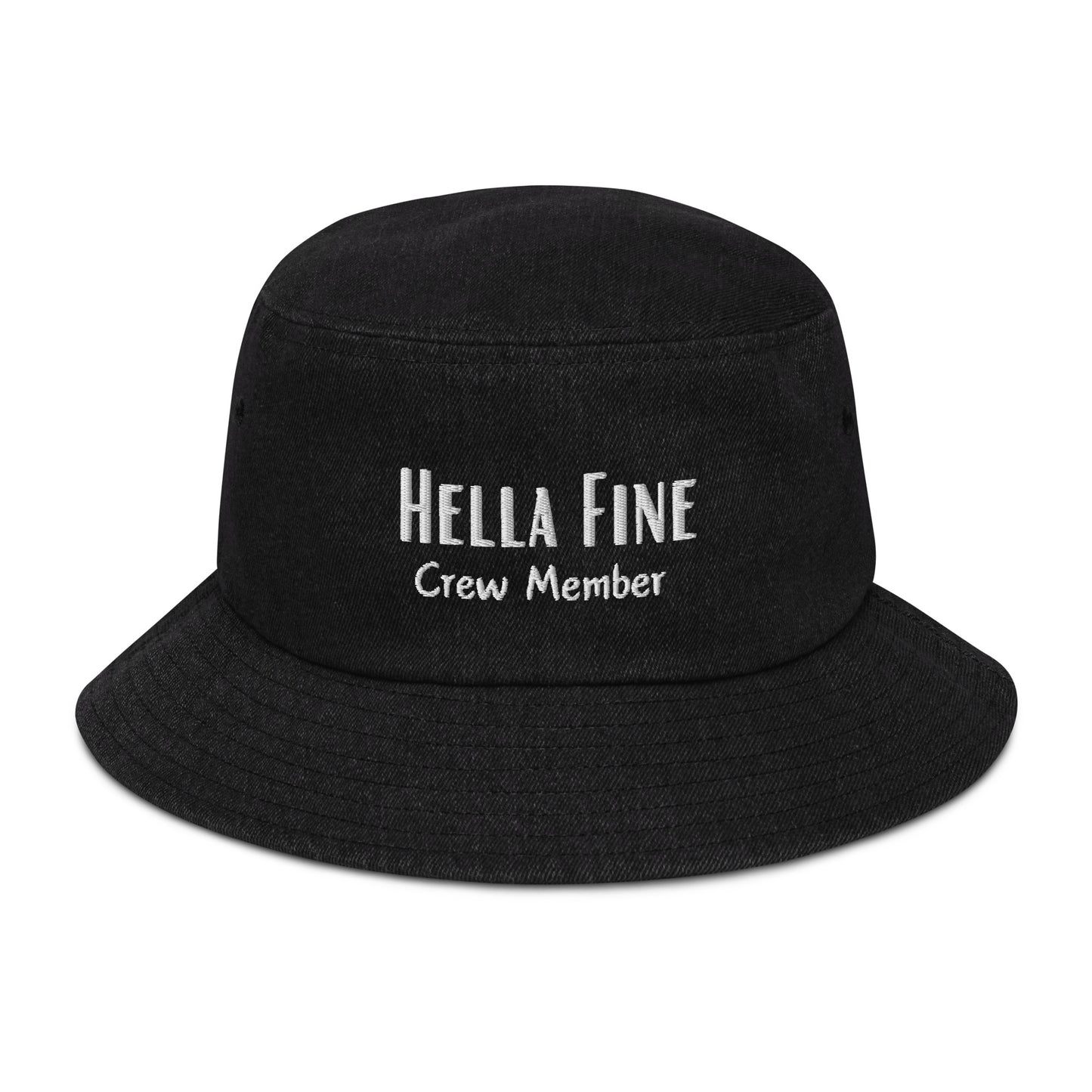 Hella Fine Crew Denim Bucket Hat