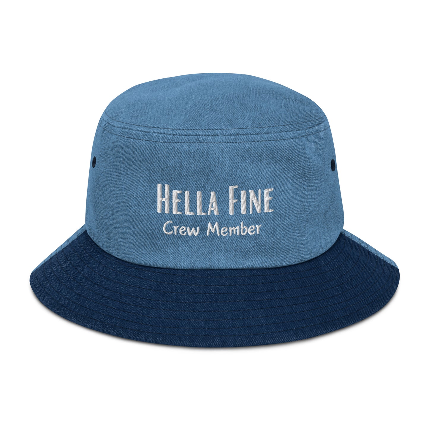 Hella Fine Crew Denim Bucket Hat