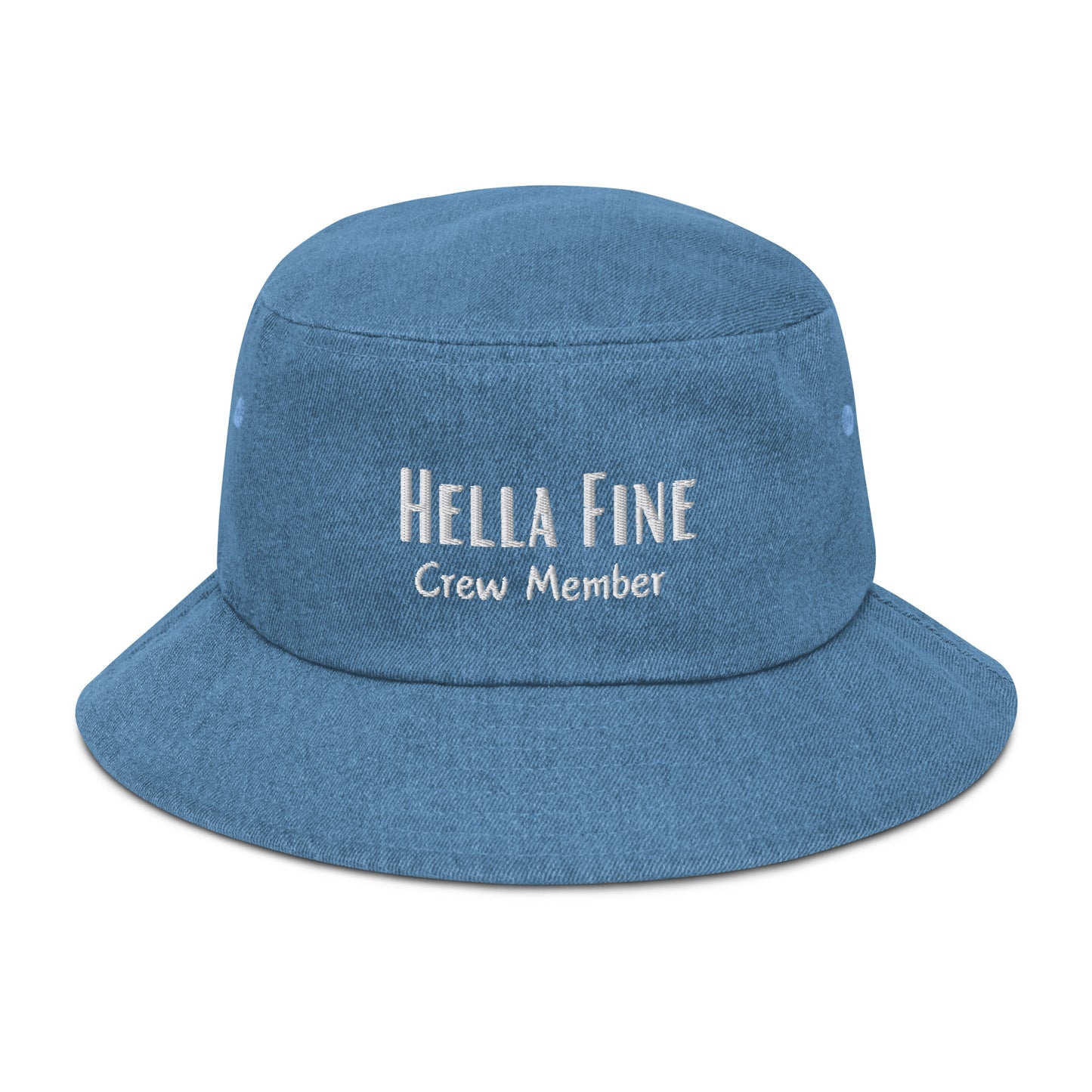 Hella Fine Crew Denim Bucket Hat