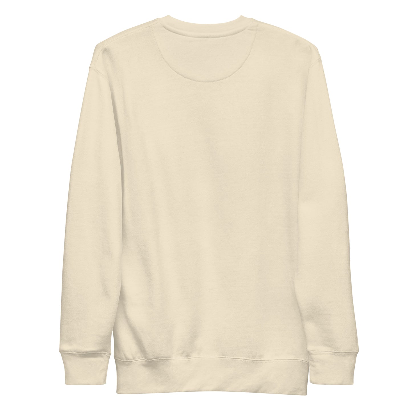 Back Prevview Beige sweatshirt on a white background