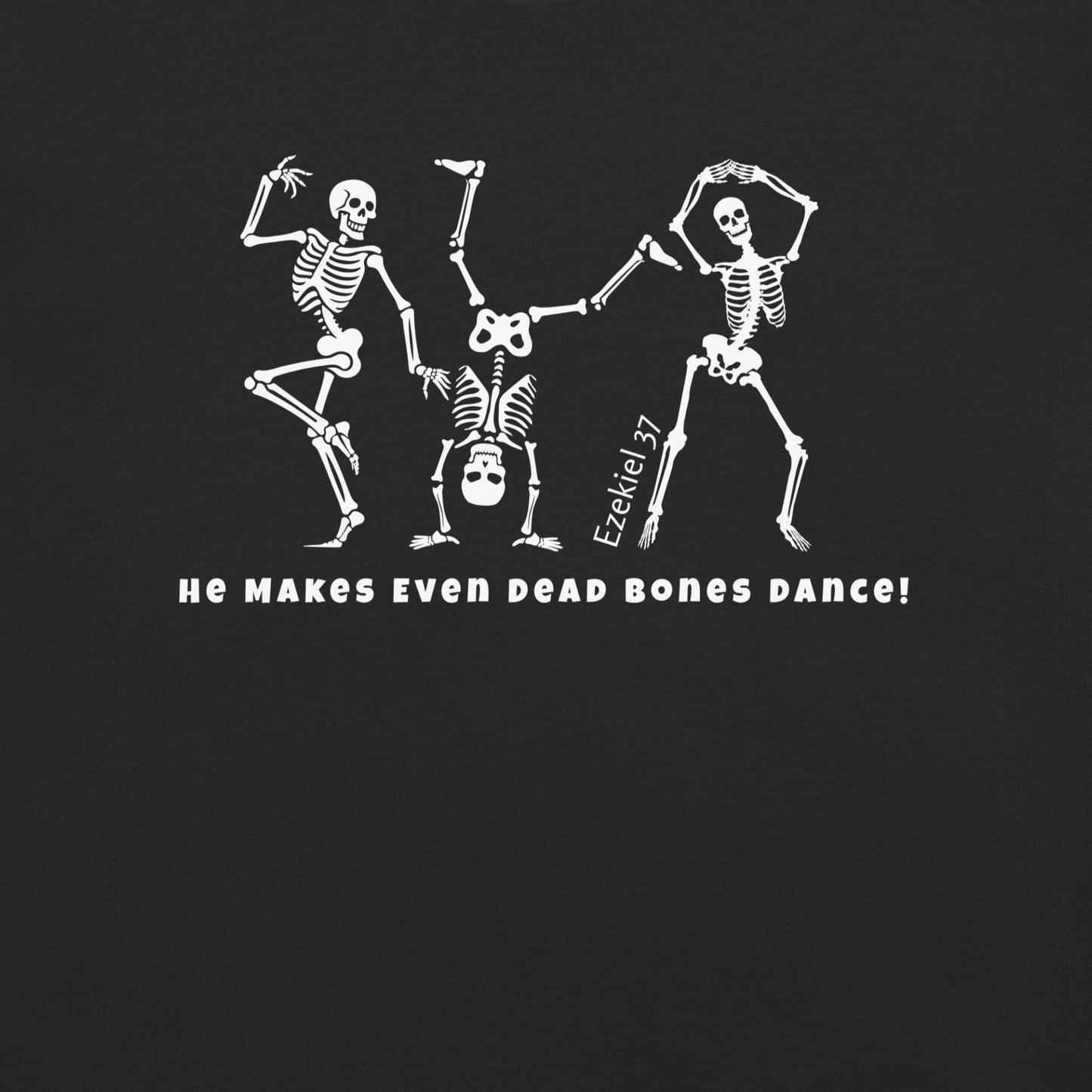 Dancing Bones Tee – Unisex Halloween T-Shirt