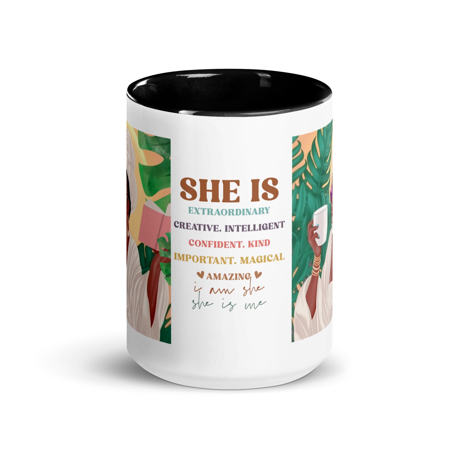 She Is Inspiration 15 oz Mug