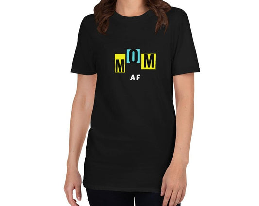 Mom-AF-unisex-basic-softstyle-t-shirt-black