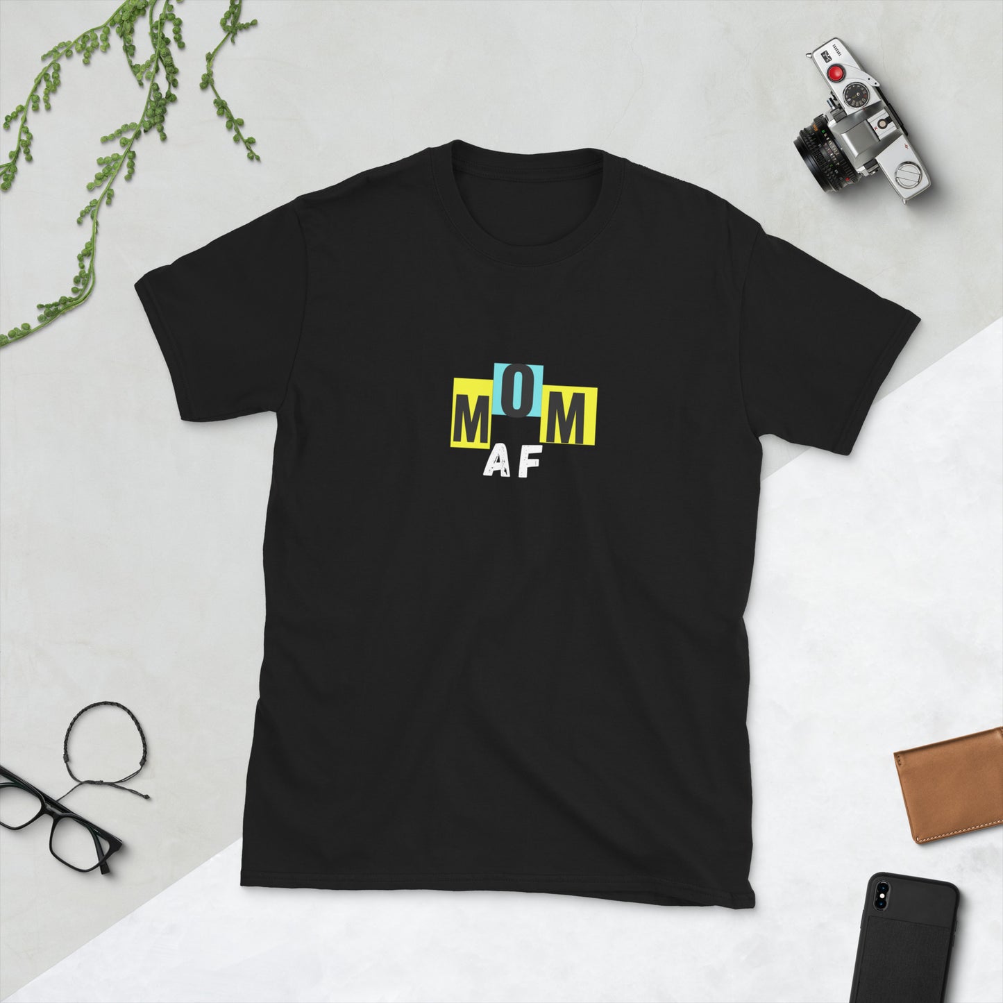 Mom AF Slogan T-shirt