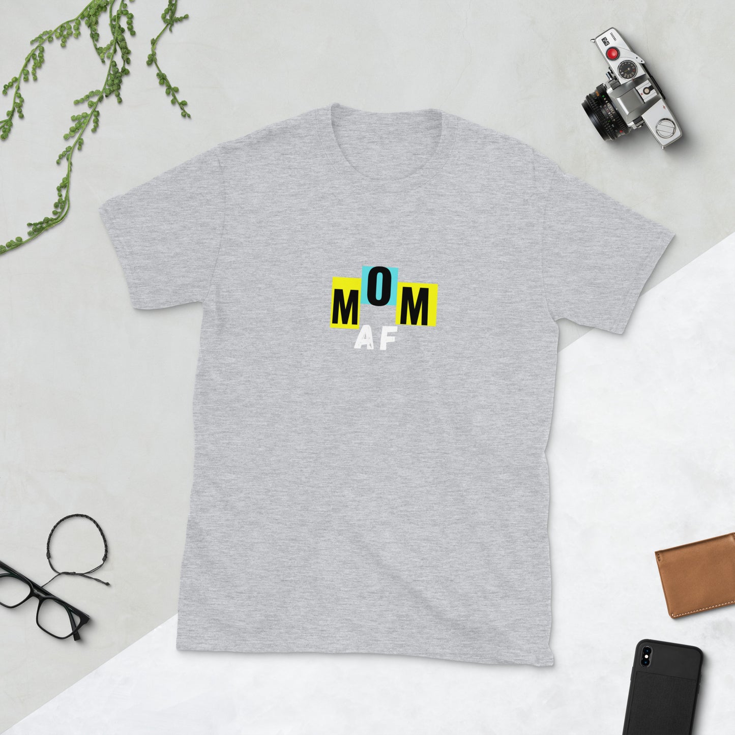 Mom AF Slogan T-shirt